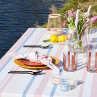 Linge de table rayé - 100% coton