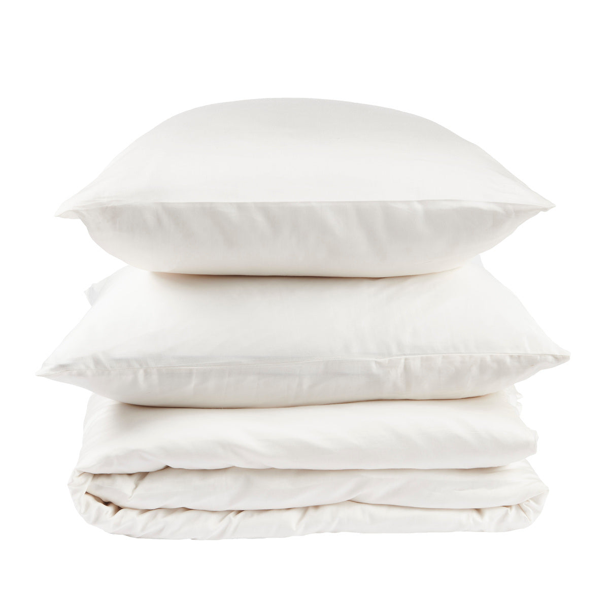 Taie d'oreiller Douce Nuit - Satin de coton #Couleur_IVOIRE