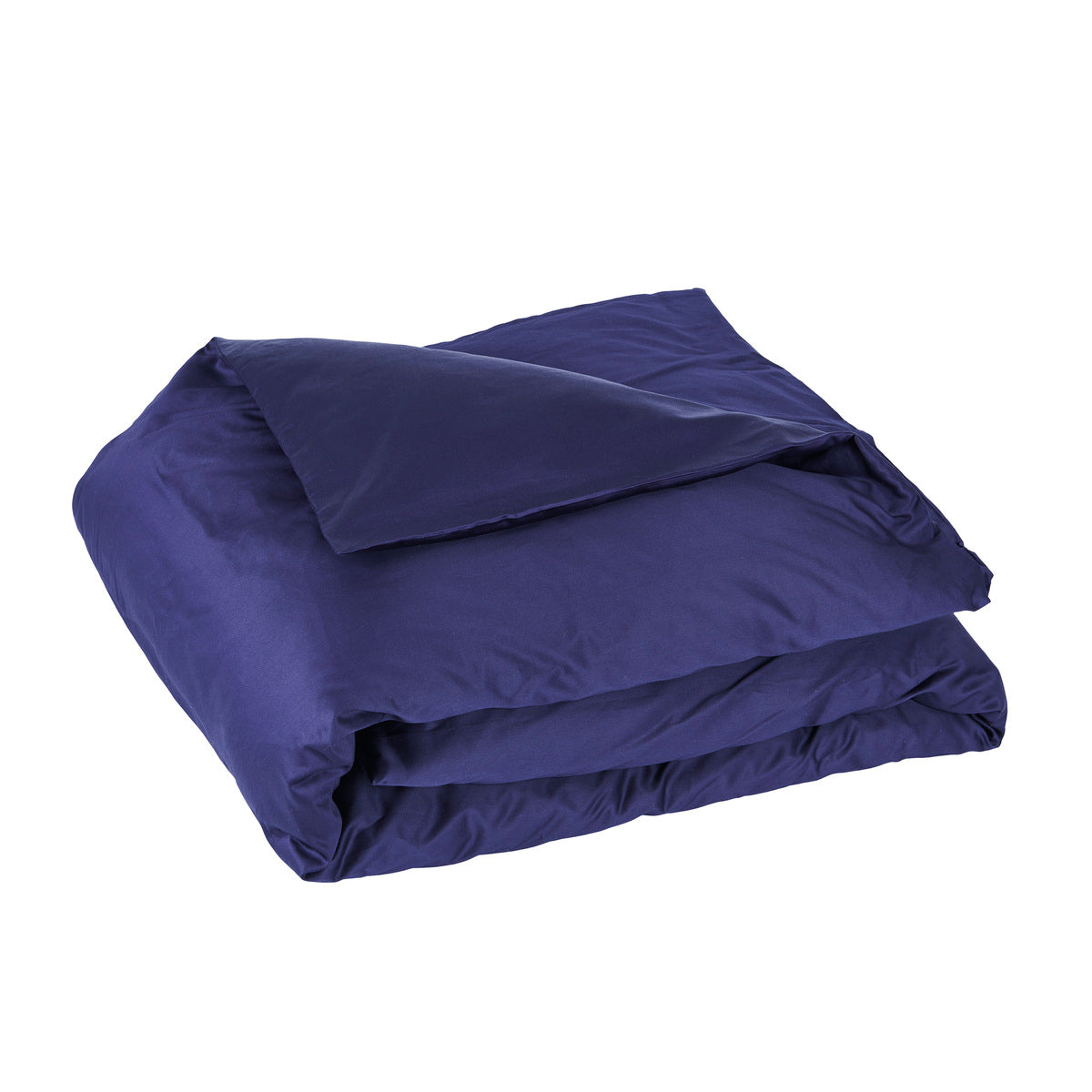 Housse de couette Opium - Satin de coton #Couleur_BLEU NUIT