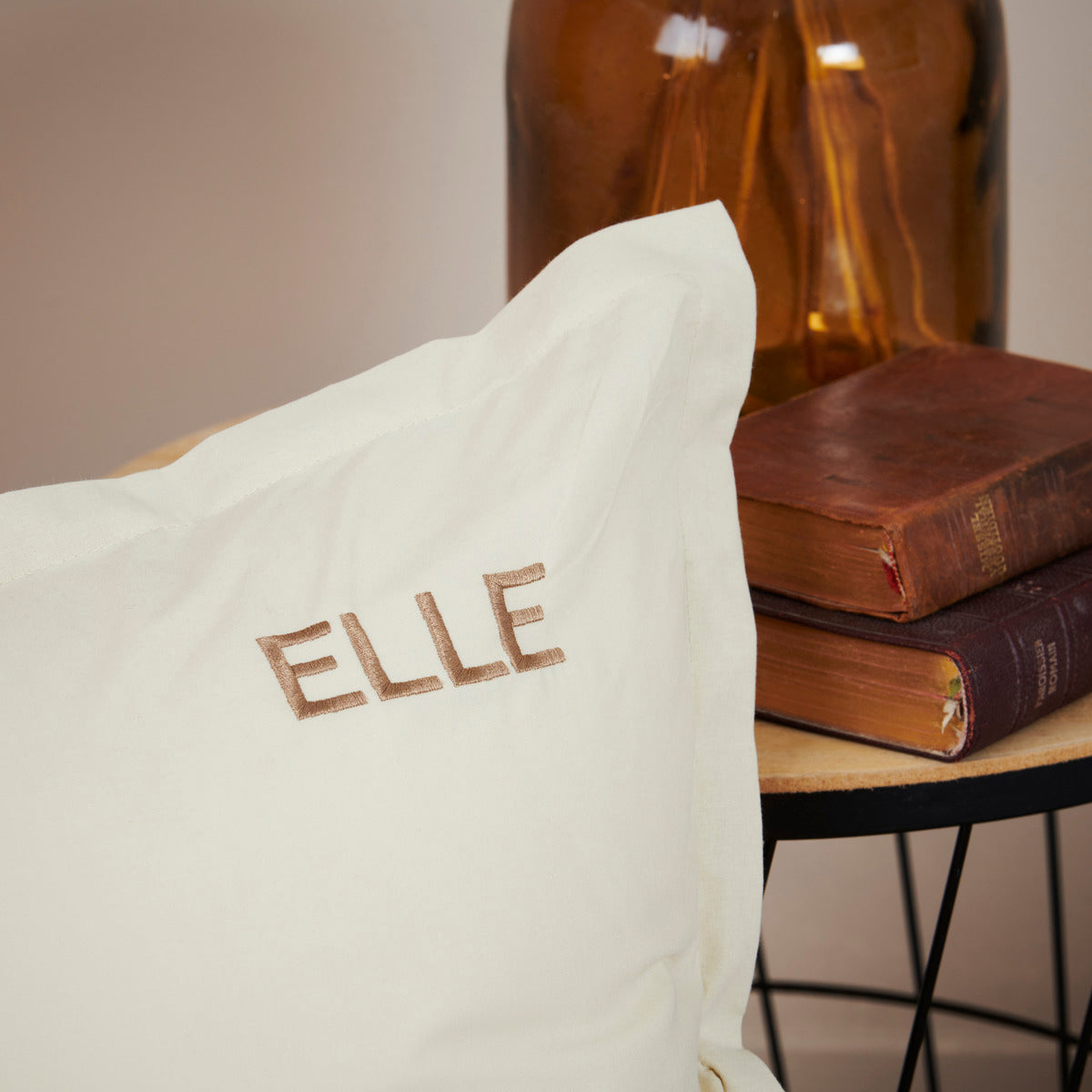 Taie d'oreiller - Uni Percale de coton #Couleur_BLANC