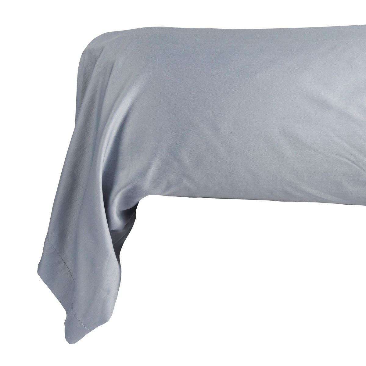 Taie de traversin Douce Nuit - Satin de coton #Couleur_GRIS