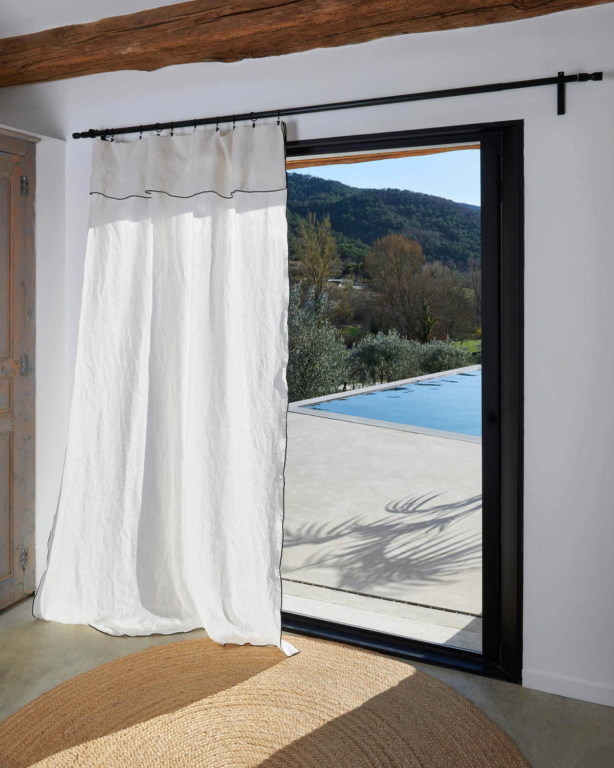 Rideau panneau Brise De Lin - 100% Lin #Couleur_NATUREL