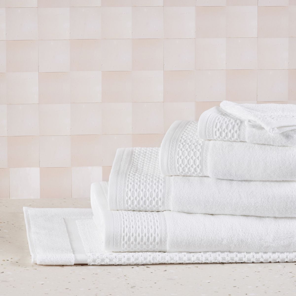 Drap De Bain Sdb 500gr Zero Twist #Couleur_BLANC
