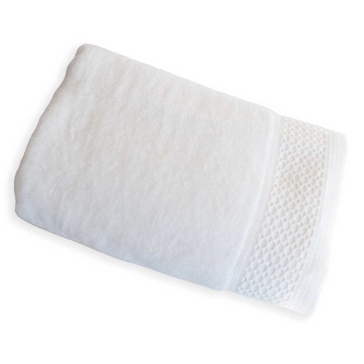 Drap De Bain Sdb 500gr Zero Twist #Couleur_BLANC