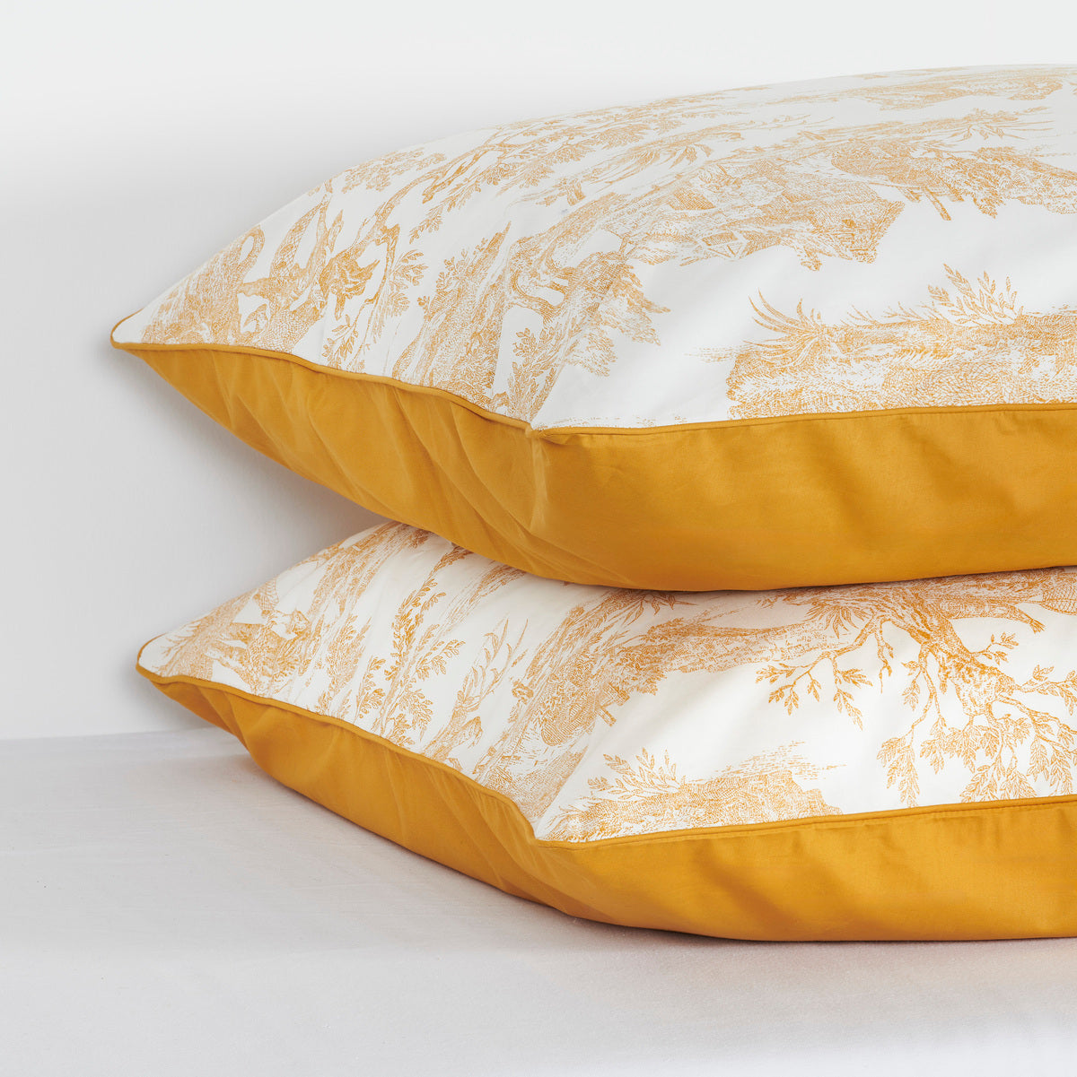 Taie d'oreiller Rêves en Or - Percale de coton
