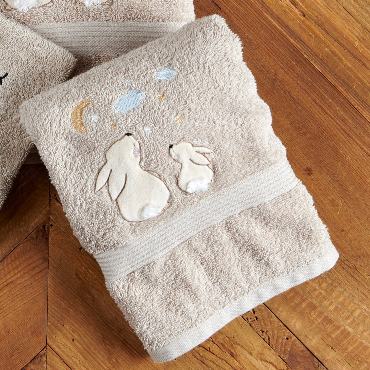 Serviette Doux Lapinou - Coton 450g/m²