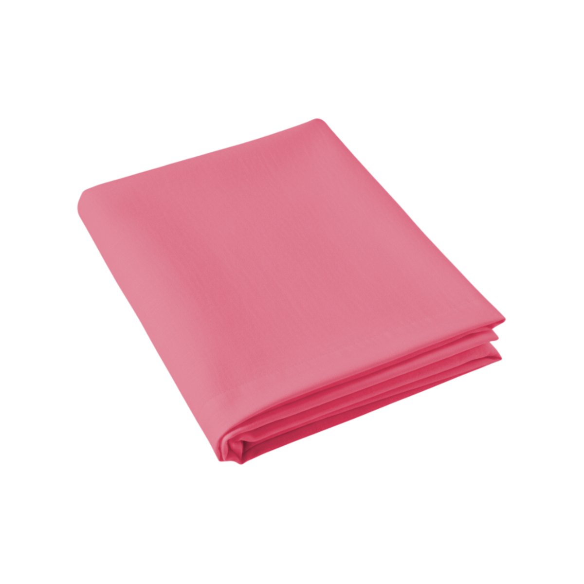 Drap plat - Satin Lavé #Couleur_FRAMBOISE