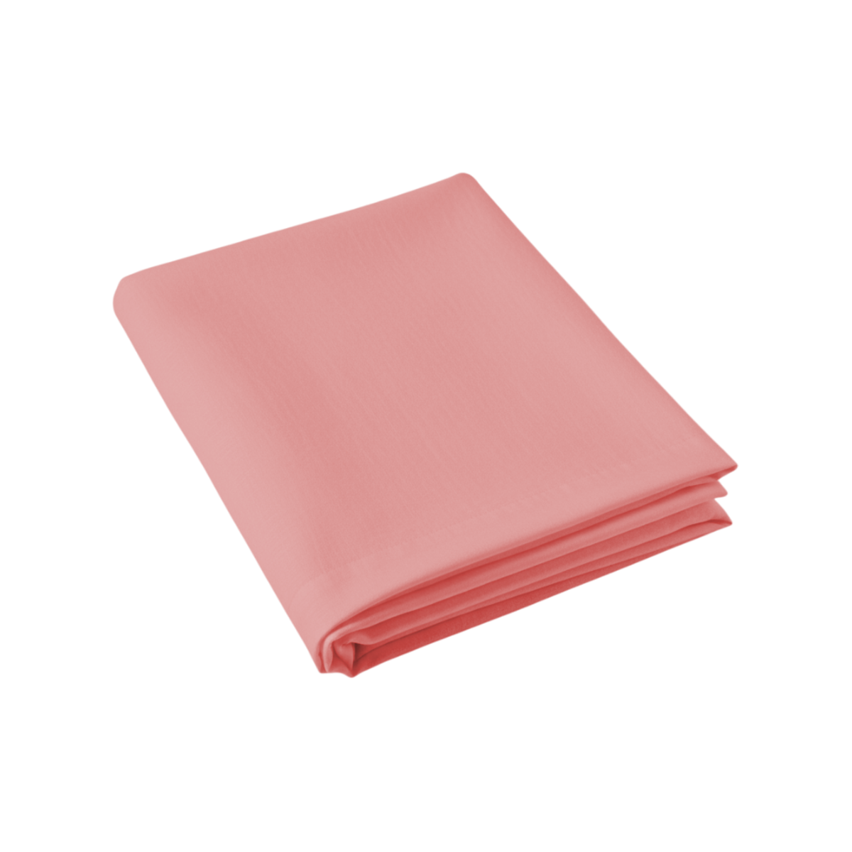 Drap plat - Satin Lavé #Couleur_ROSE TERRACOTTA