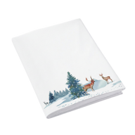 Drap plat Légende des Cimes - Percale de coton