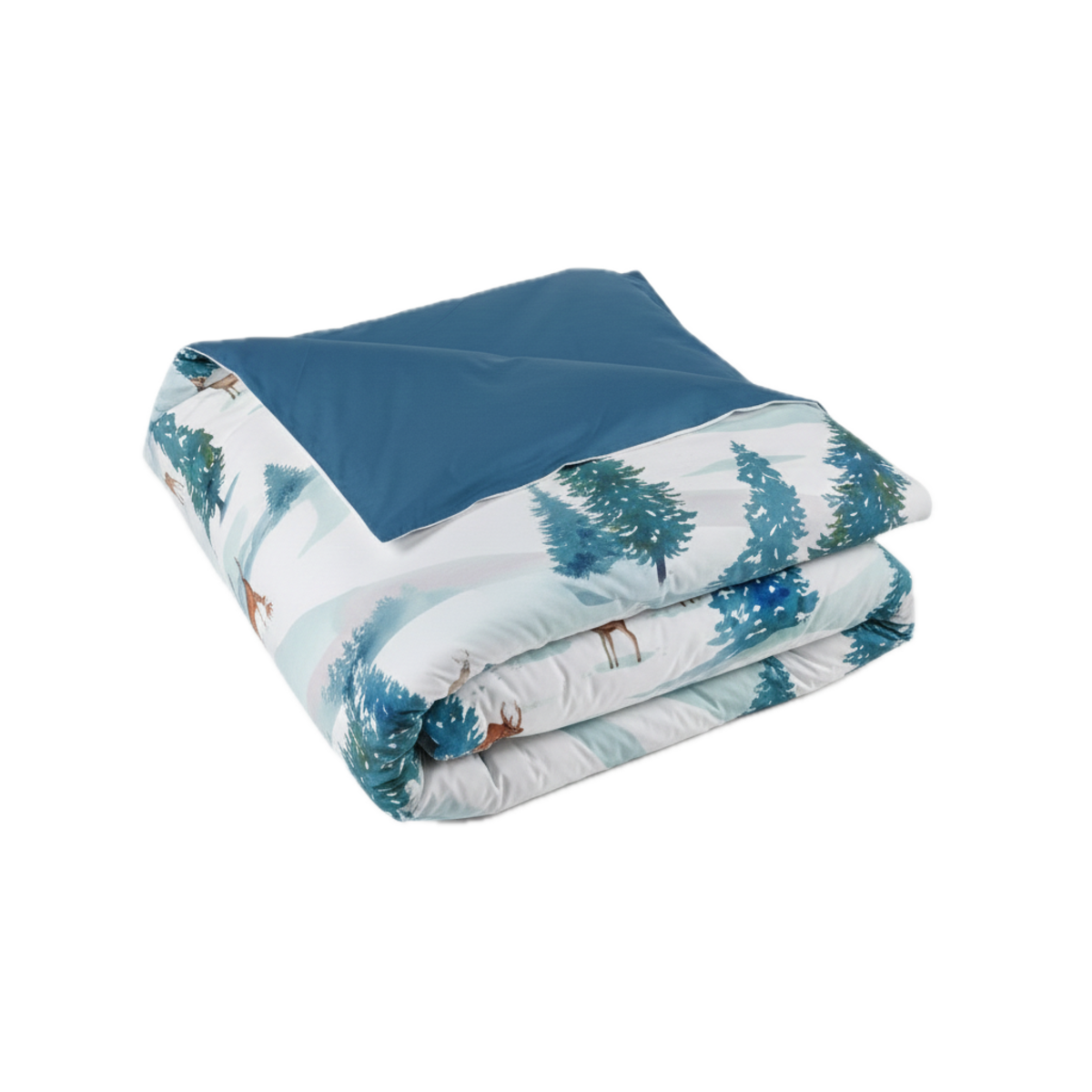 Housse de couette Légende des Cimes - Percale de coton