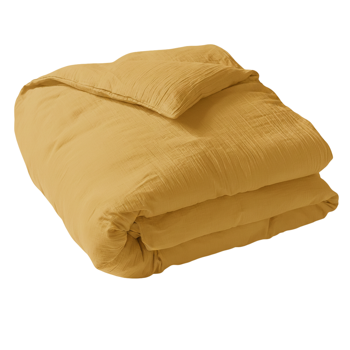 Housse de couette - Gaze de Coton #Couleur_TOURNESOL