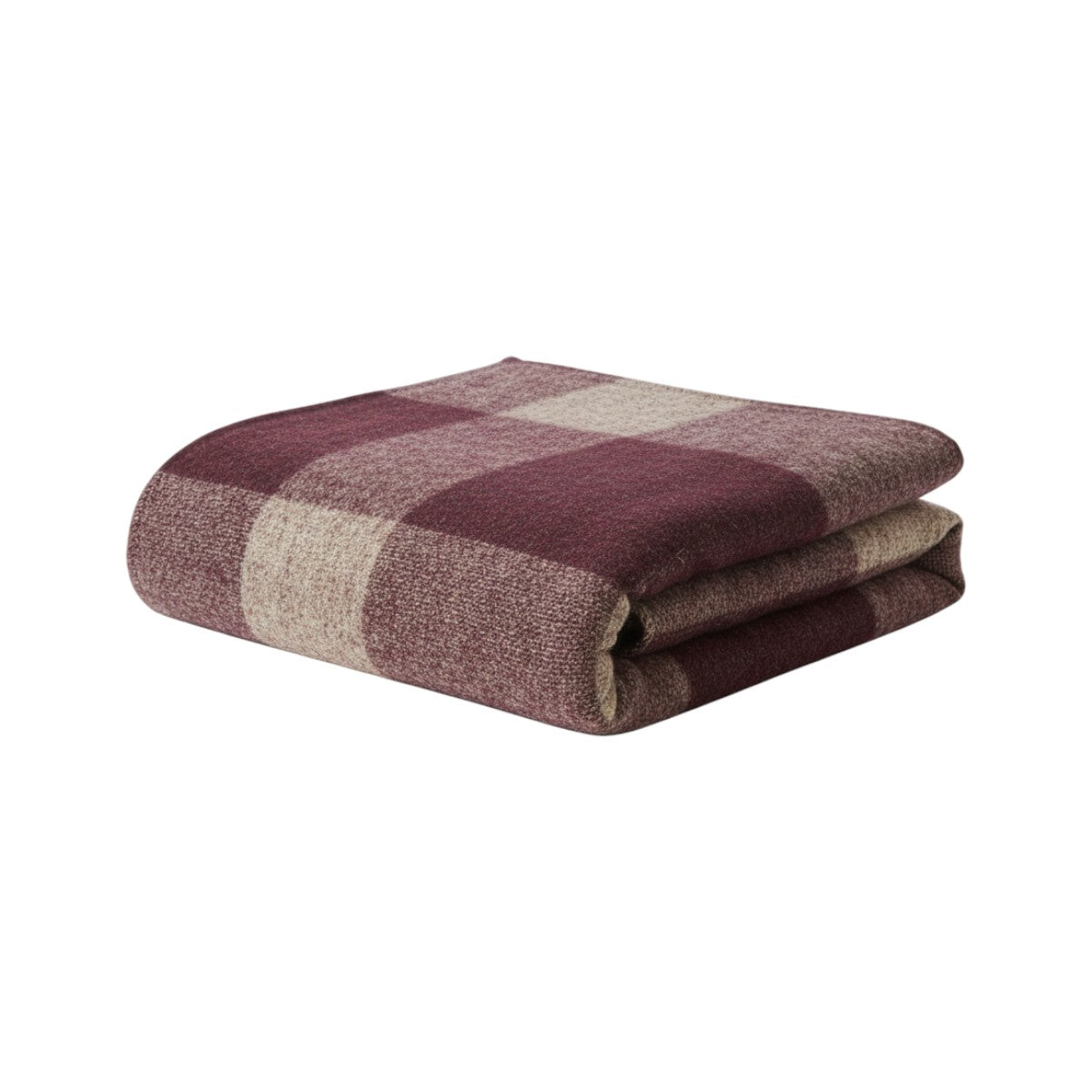 Couverture Glasgow - Laine 380g/m² #Couleur_LIE DE VIN
