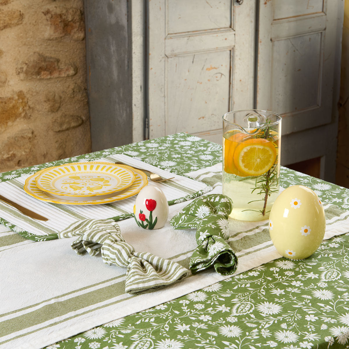 Serviettes de table #Couleur_RAYE