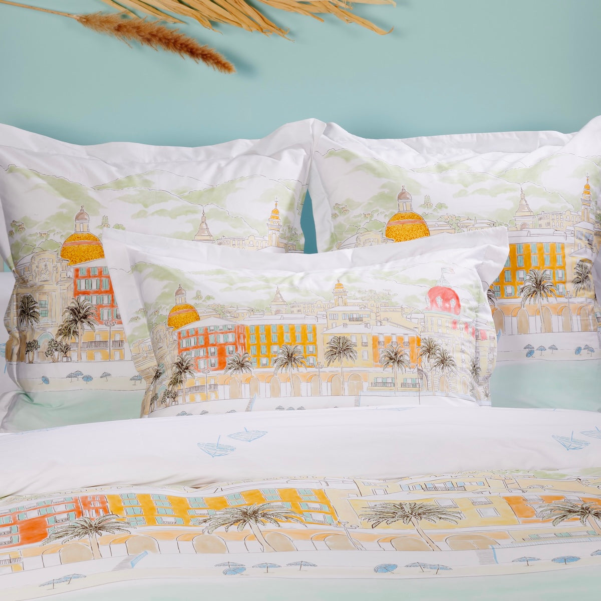 Taie d'oreiller Nice - Percale de coton