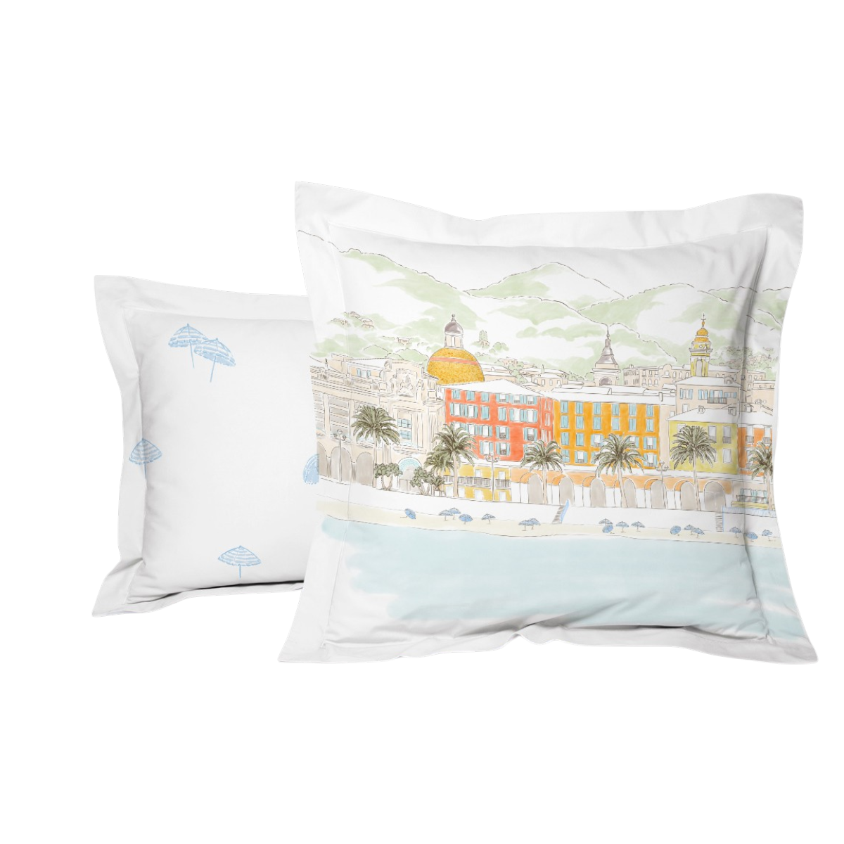 Taie d'oreiller Nice - Percale de coton
