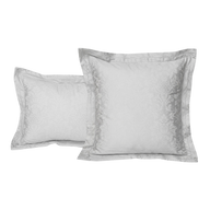Taie d'oreiller Charme - Satin de coton #Couleur_GRIS PERLE