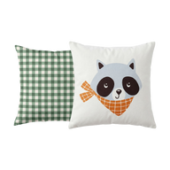 Taie d'oreiller Les Louveteaux - Percale de coton