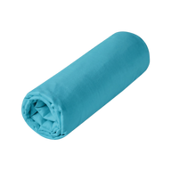 Drap housse - Satin Lavé #Couleur_BLEU CEDRE