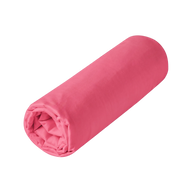 Drap housse - Satin Lavé #Couleur_FRAMBOISE