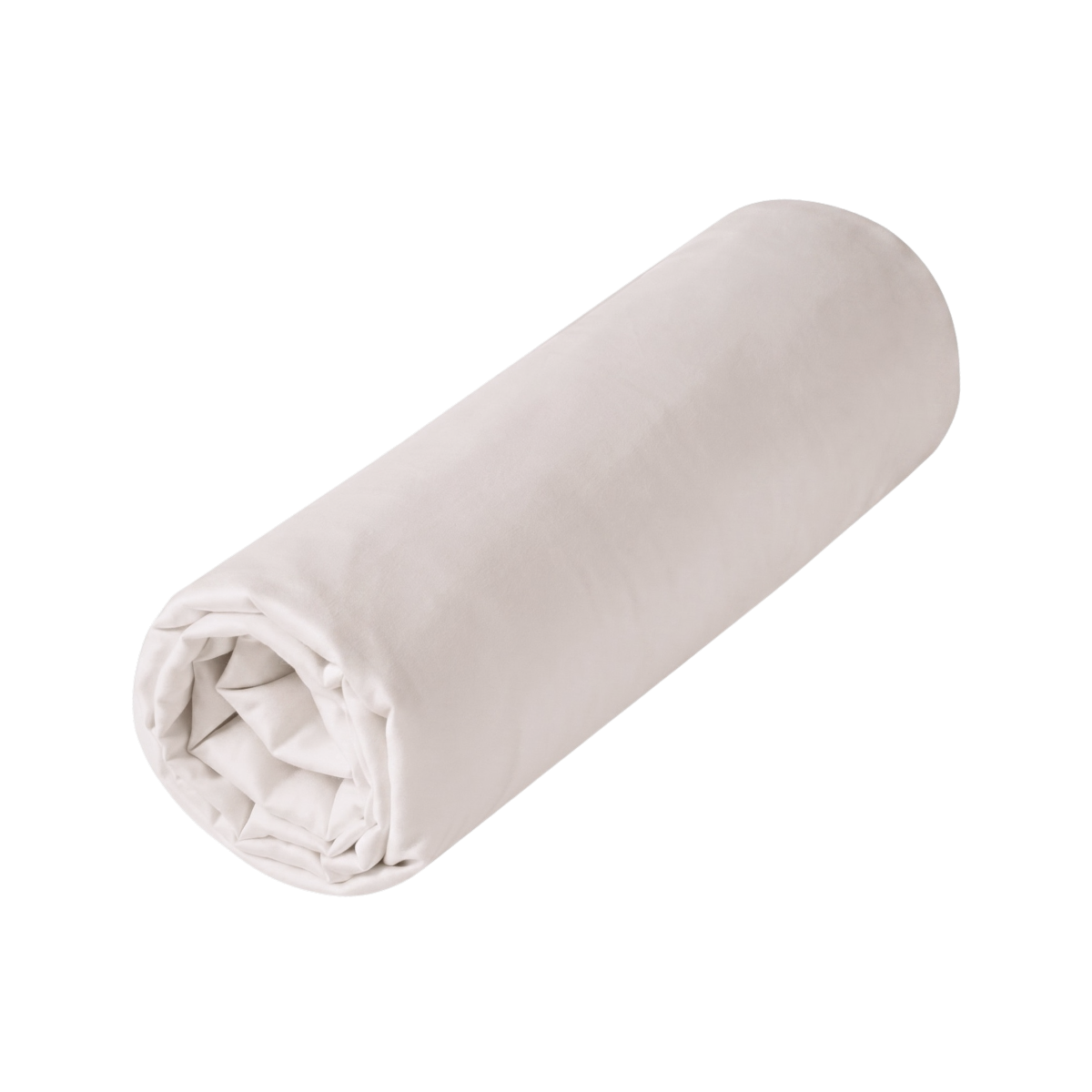 Drap housse - Satin Lavé #Couleur_LIN BEIGE
