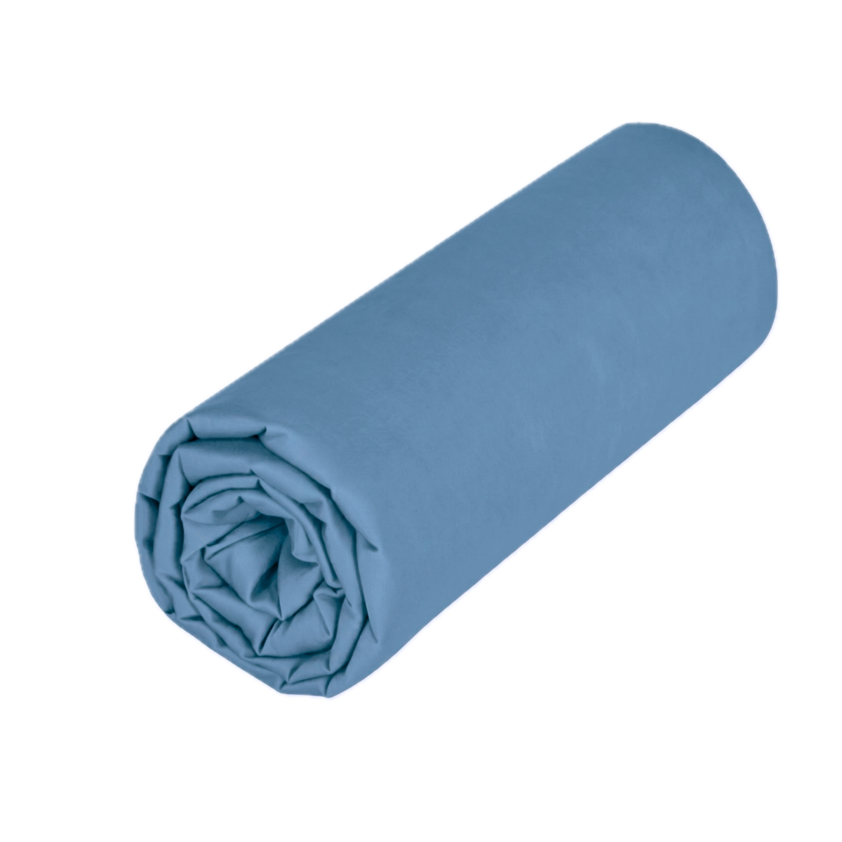 Drap housse double - Uni Percale de coton #Couleur_CELADON