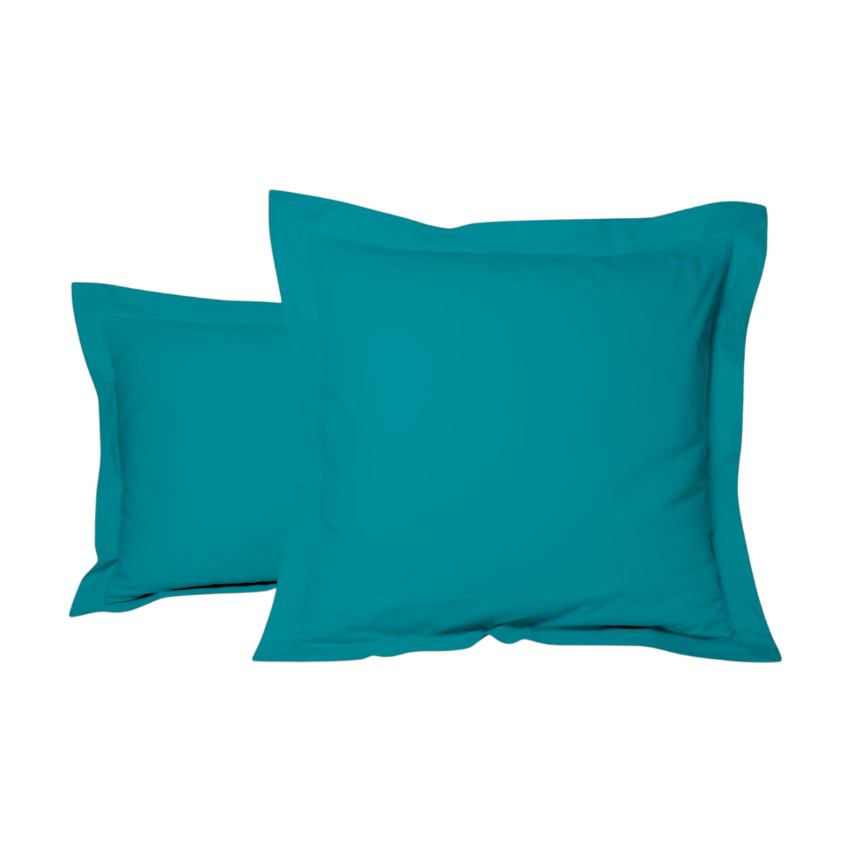 Taie d'oreiller - Uni Percale de coton #Couleur_CANARD