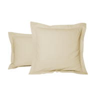 Taie d'oreiller - Uni Percale de coton #Couleur_LIN