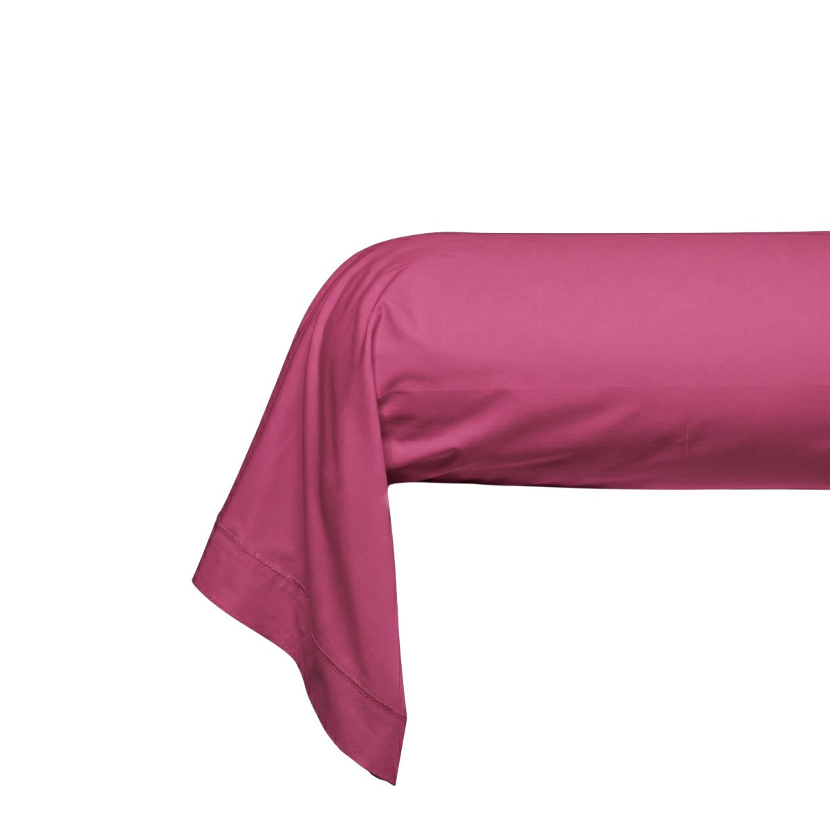 Taie Traversin Duo Coton #Couleur_TERRE ROUGE