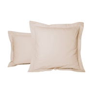 Taie d'oreiller - Uni Coton #Couleur_BEIGE LIN
