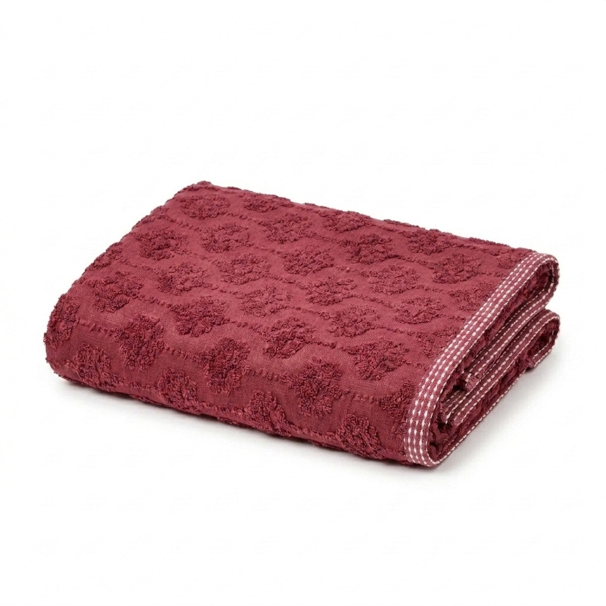Drap de douche Néroli - Éponge jacquard ciselée