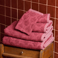 Linge de bain Néroli - Éponge jacquard ciselée 550g/m²