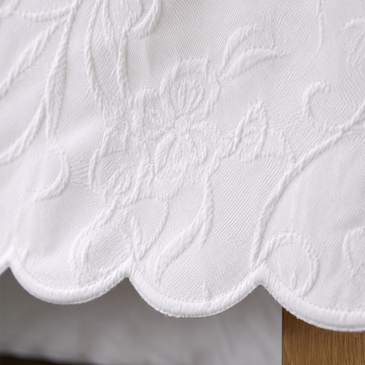 zoom feston plume de coton