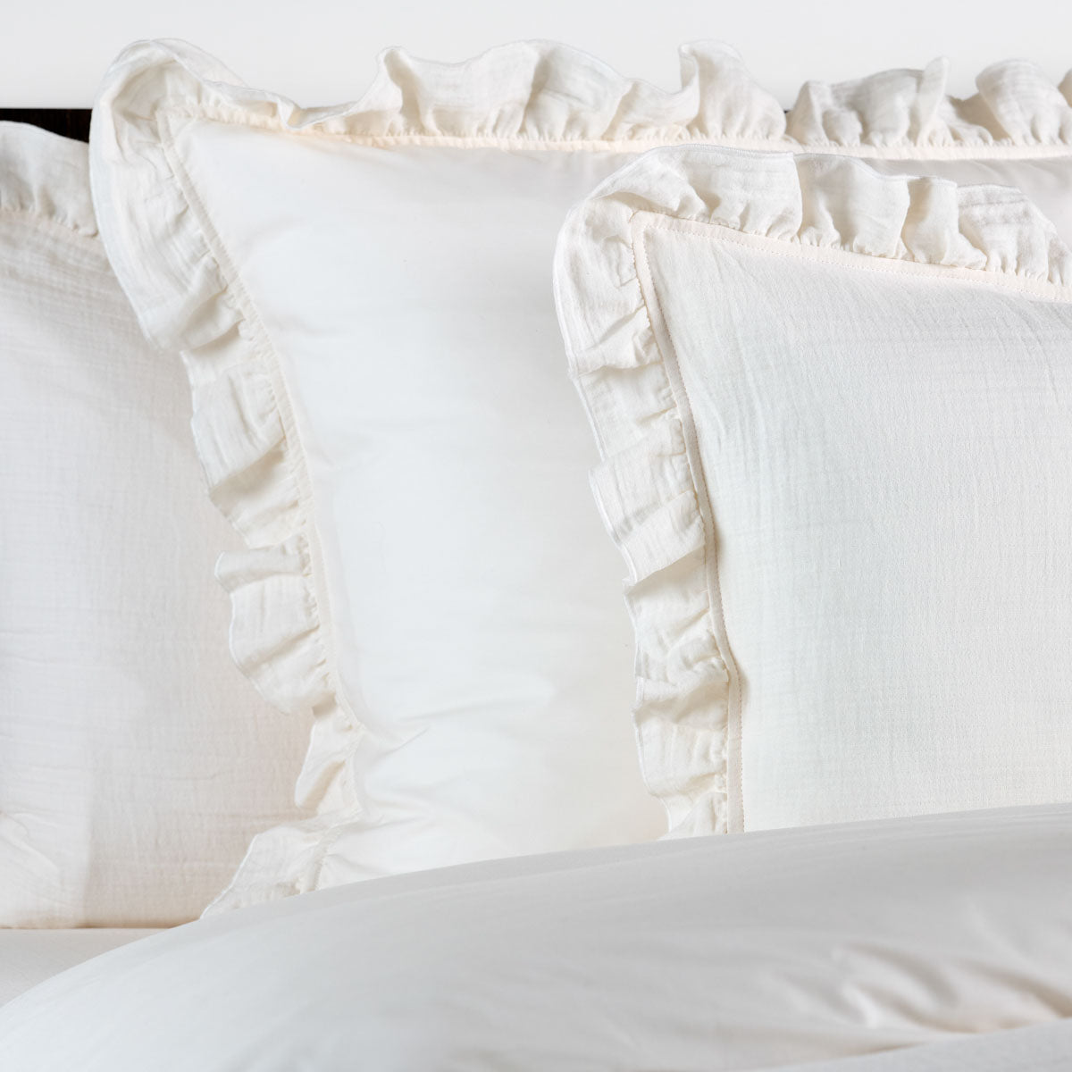 La douceur de la gaze de coton et la fraîcheur de la percale