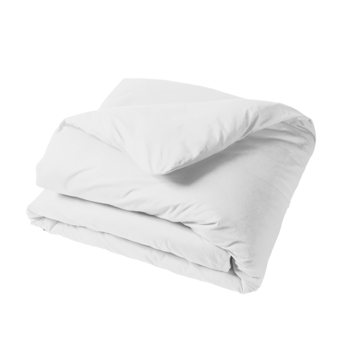 Housse Couette Uni 100% Coton Blanche | Linge de lit | Tradition des Vosges #Couleur_BLANC