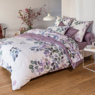 Parure imprimée satin de coton - Eclose | Linge de lit imprimé | Tradition des Vosges