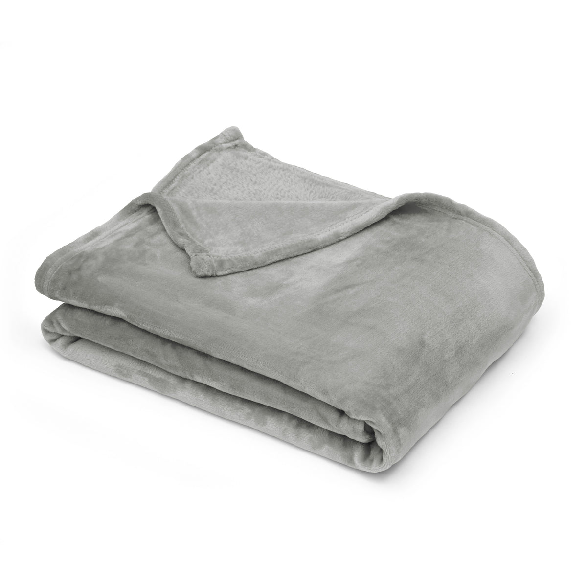 Plaid Polyester - Gris #Couleur_GRIS
