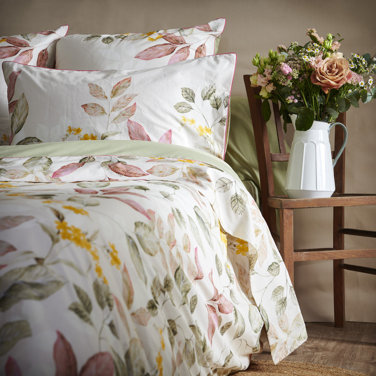 Taie de traversin Maria - Percale de coton