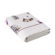 Drap plat Champagny - Flanelle de coton 160 g/m² | Blanc des Prés