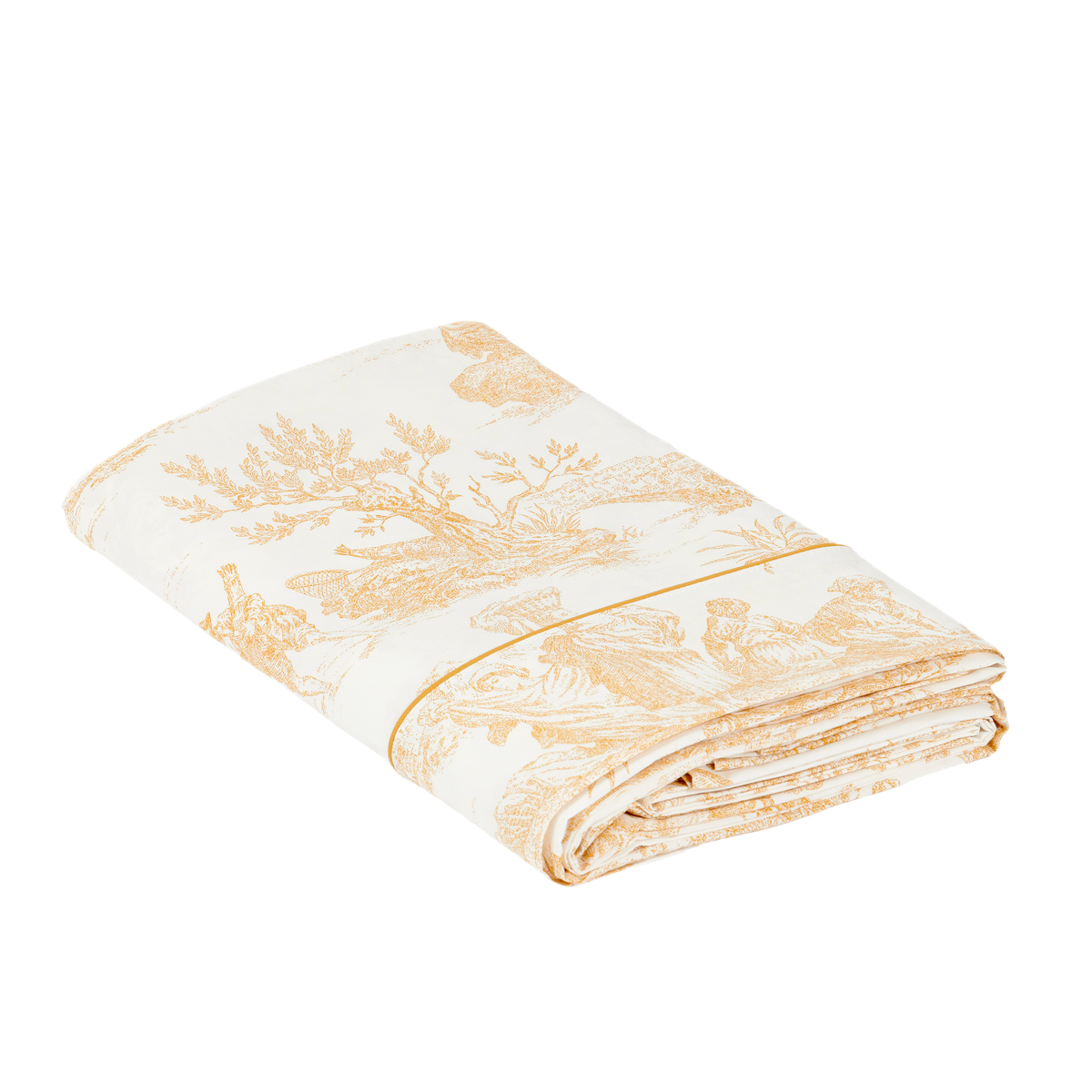 Drap plat Rêve en Or - Percale de coton
