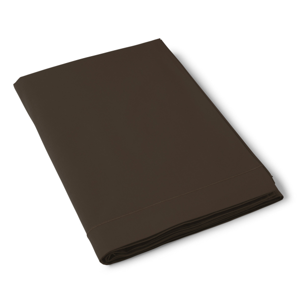 Flat Sheet Solid Color Cotton brown | Bed linen | Tradition des Vosges