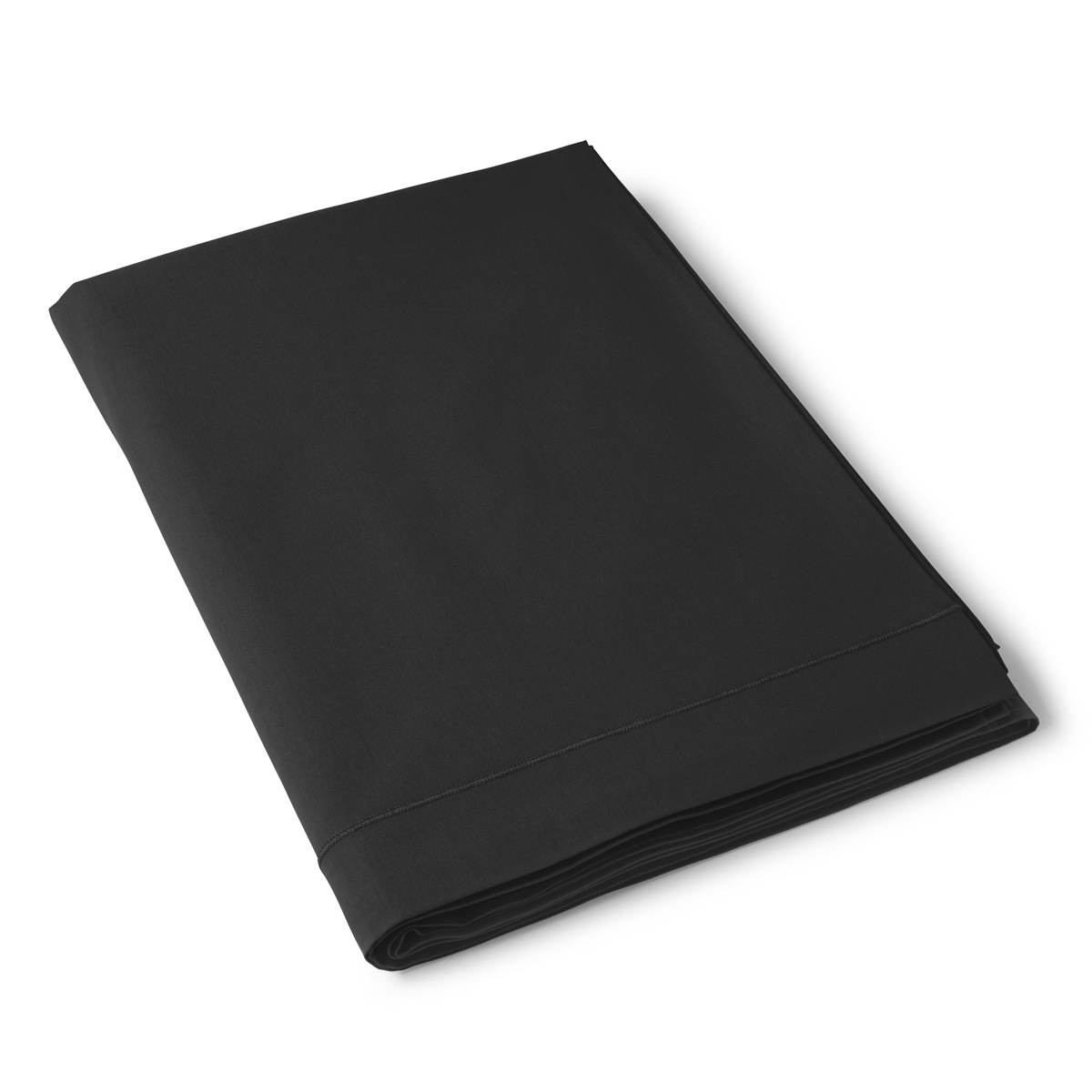 Flat Sheet Solid Color Cotton black | Bed linen | Tradition des Vosges