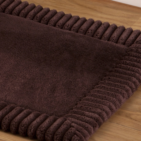 Bath mat Chenille Marron | Bath linen | Tradition des Vosges