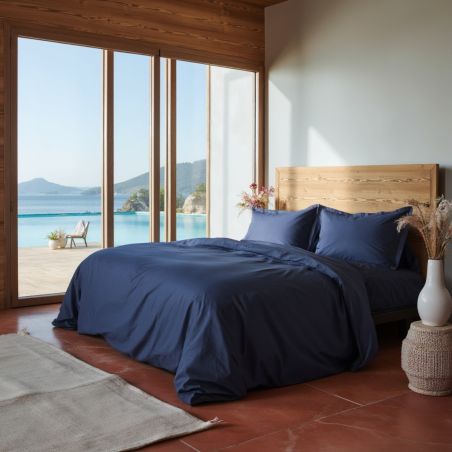 Drap plat - Uni Percale de coton