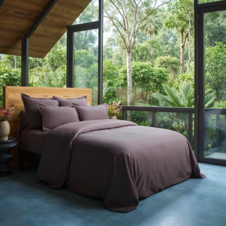 Drap plat - Uni Percale de coton