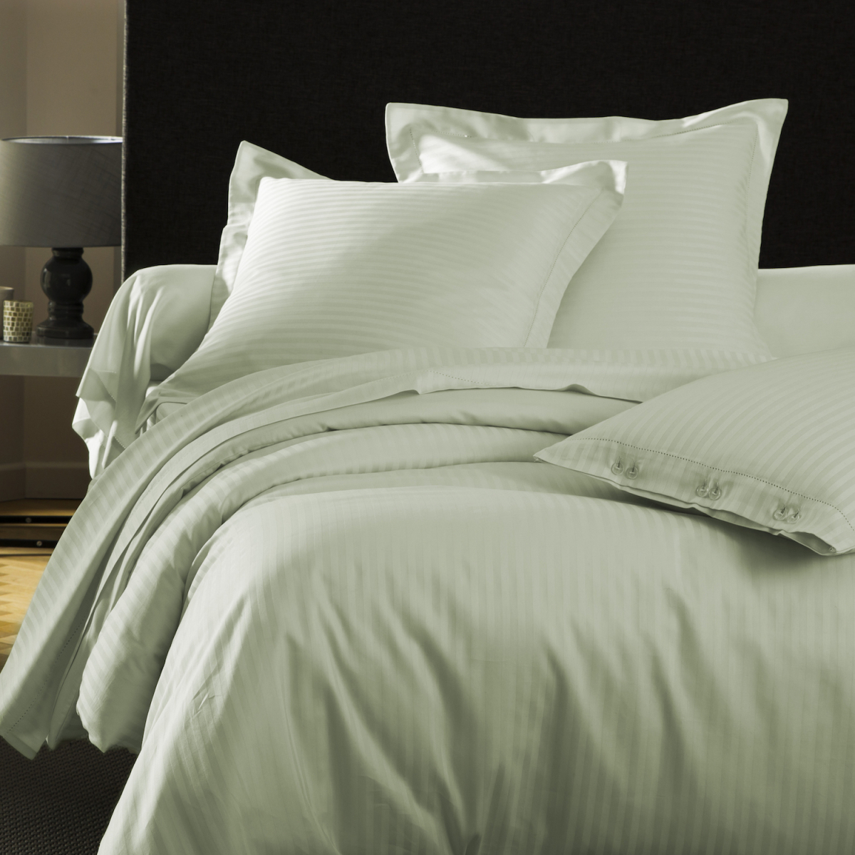 Satin Couture bed linen set ivory | Bed linen | Tradition des Vosges