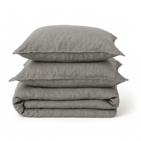 Duvet cover + pillowcase set - 100% Washed Linen