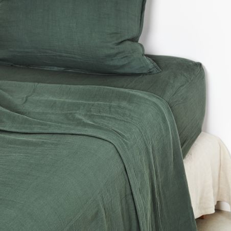 Drap plat - Gaze de coton