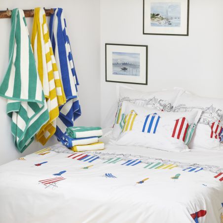 Taie d'oreiller Les Planches - Percale de coton