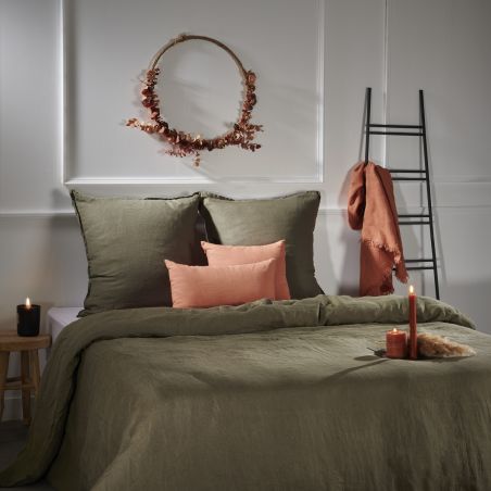 Duvet cover + pillowcase set - 100% Washed Linen