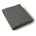 Flat Sheet Washed Linen black | Linge de lit | Tradition des Vosges